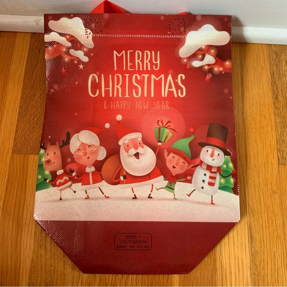 Reusable Christmas Bag Gift Bag Tote Bag